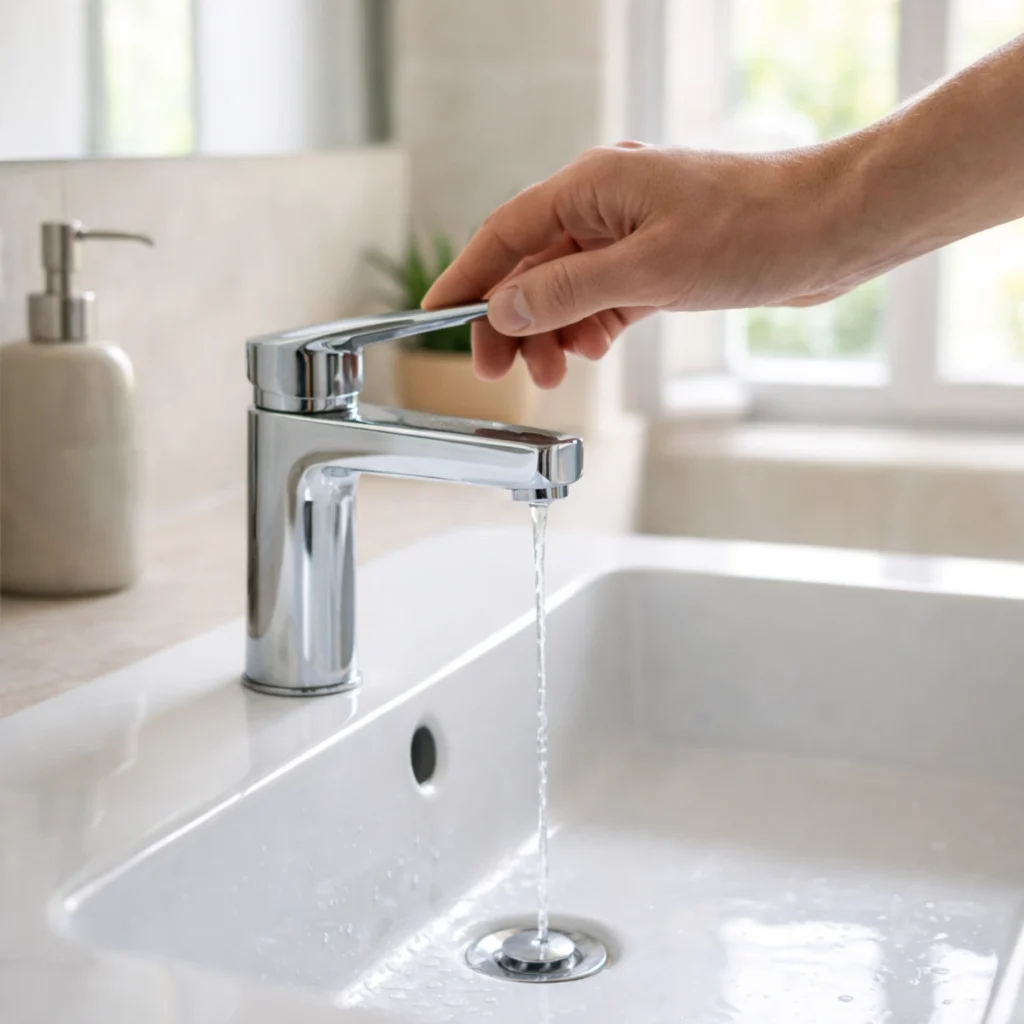 pression d'eau faible