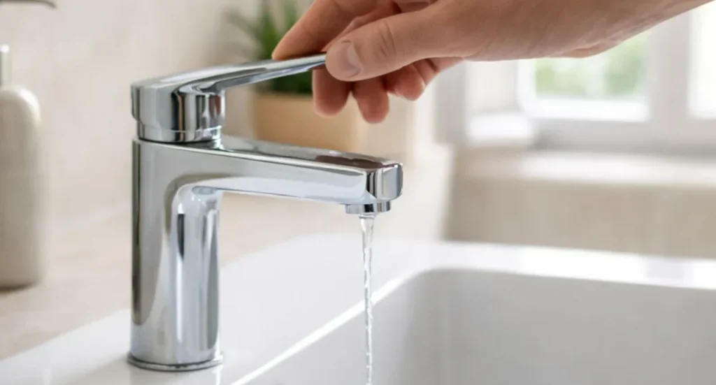 pression d'eau faible